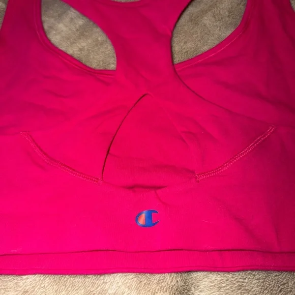 Champion Women's Vibrant Pink Sports Bra - Picture 3 of 4